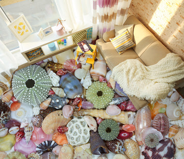 3D Colorful Ocean Treasure 301 Floor Mural  Wallpaper Murals Rug & Mat Print Epoxy waterproof bath floor