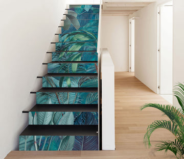 3D Jungle Green 10480 Andrea Haase Stair Risers