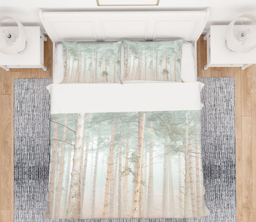 3D Green Trees 6992 Assaf Frank Bedding Bed Pillowcases Quilt Cover Duvet Cover