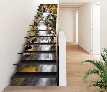 3D Meandering River 063 Stair Risers