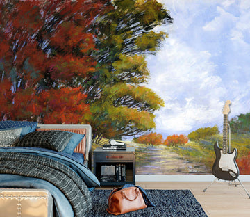 3D Forest River 1512 Michael Tienhaara Wall Mural Wall Murals