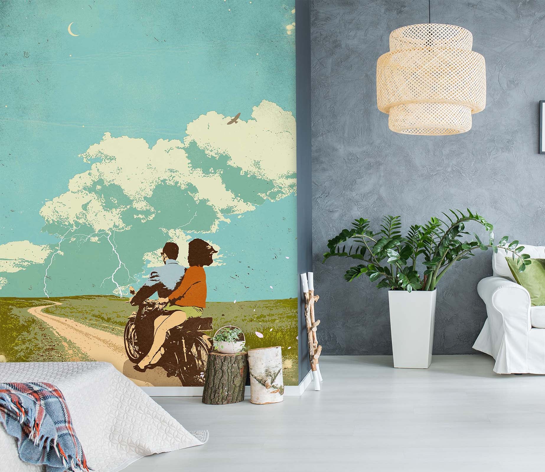 3D Slingshot 1415 Showdeer Wall Mural Wall Murals