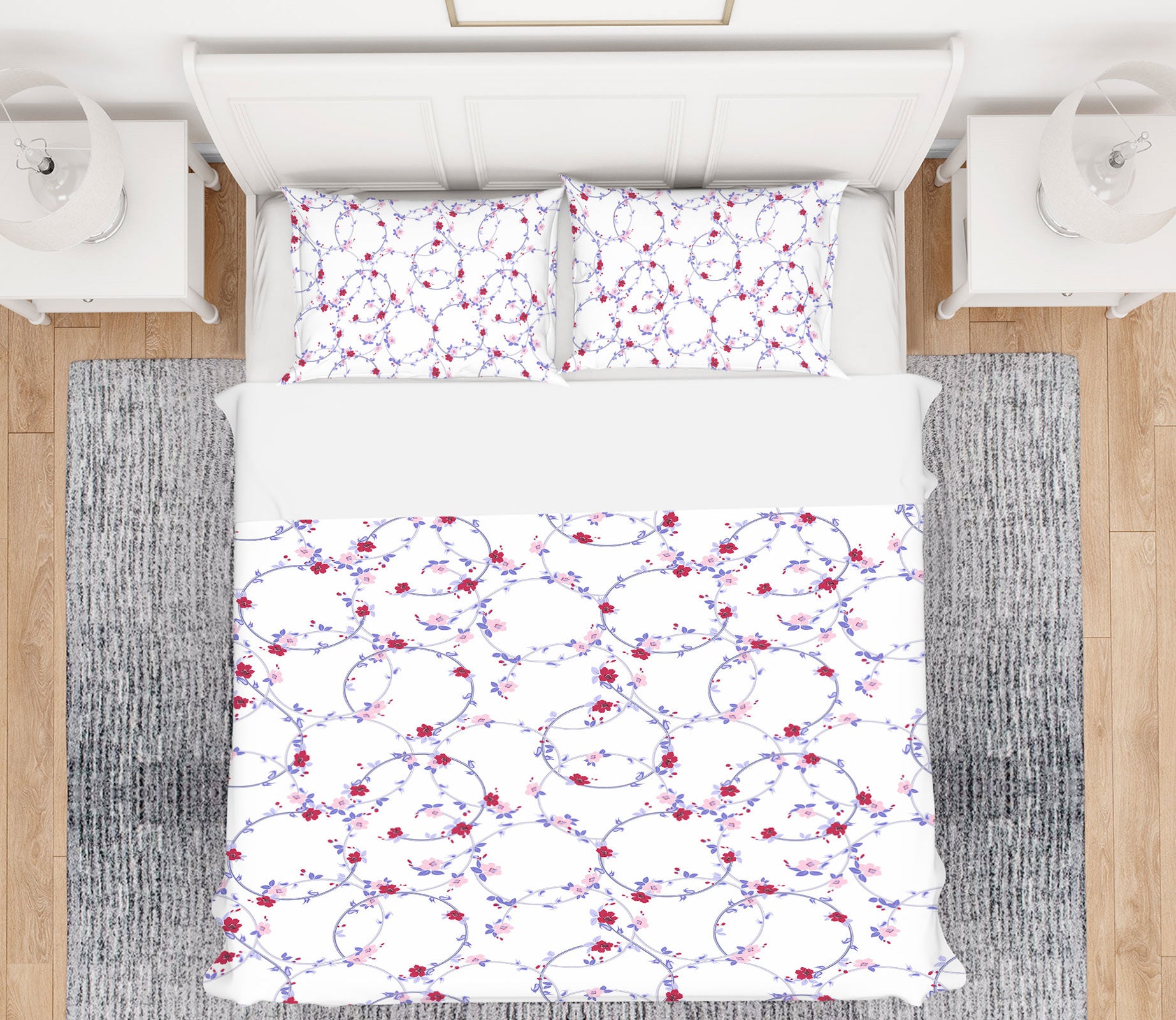 3D Wreath Pattern 10978 Kashmira Jayaprakash Bedding Bed Pillowcases Quilt