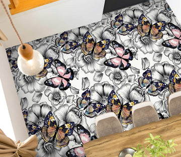 3D Story Butterflies 1195 Floor Mural  Wallpaper Murals Self-Adhesive Removable Print Epoxy
