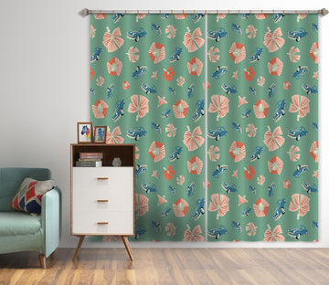 3D Flowers Pattern 98111 Kasumi Loffler Curtain Curtains Drapes