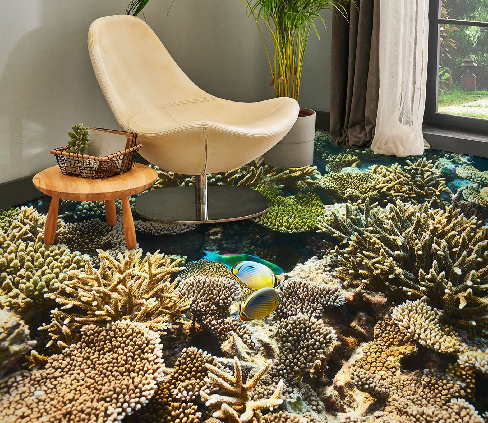 3D Dense Coral Art 1453 Floor Mural  Wallpaper Murals Self-Adhesive Removable Print Epoxy