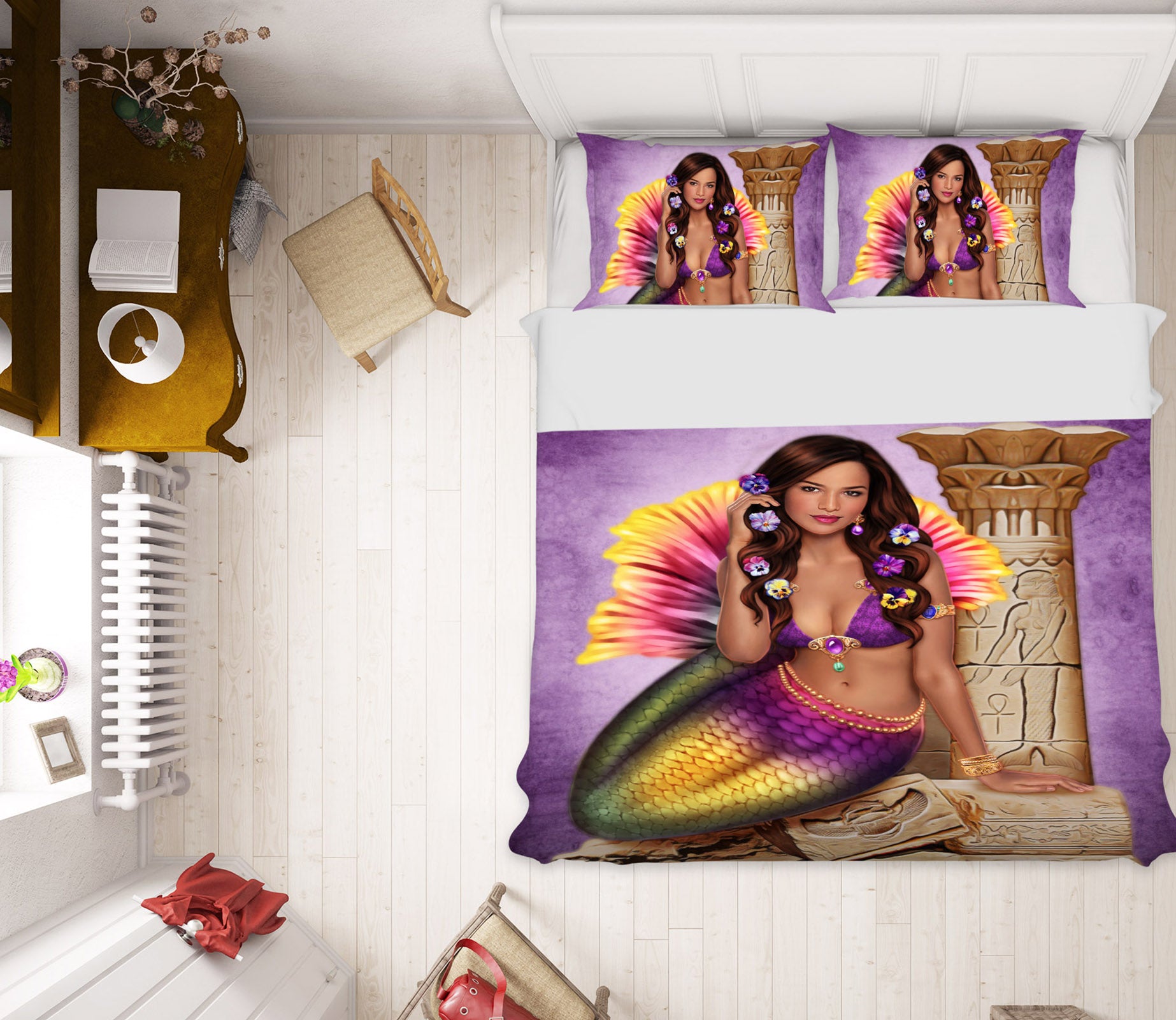 3D Mermaid Woman 8830 Brigid Ashwood Bedding Bed Pillowcases Quilt Cover Duvet Cover