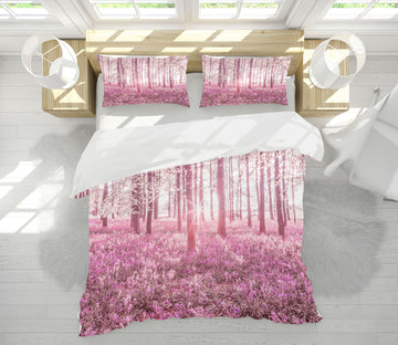 3D Pink Flower Sea 2018 Assaf Frank Bedding Bed Pillowcases Quilt
