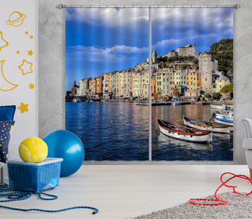 3D Water City 161 Marco Carmassi Curtain Curtains Drapes