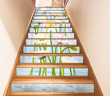 3D Colorful Dream Flowers 049 Stair Risers