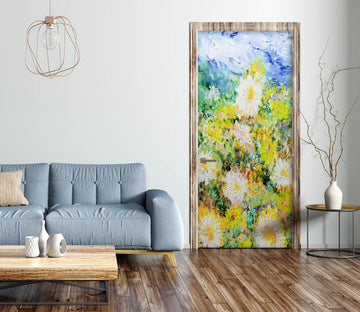 3D Painting Yellow Flowers 93204 Allan P. Friedlander Door Mural