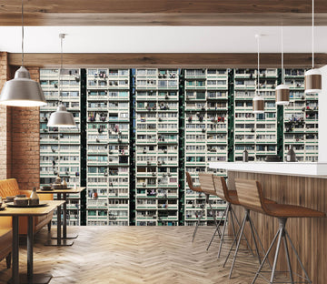 3D White Floor 1401 Marco Carmassi Wall Mural Wall Murals