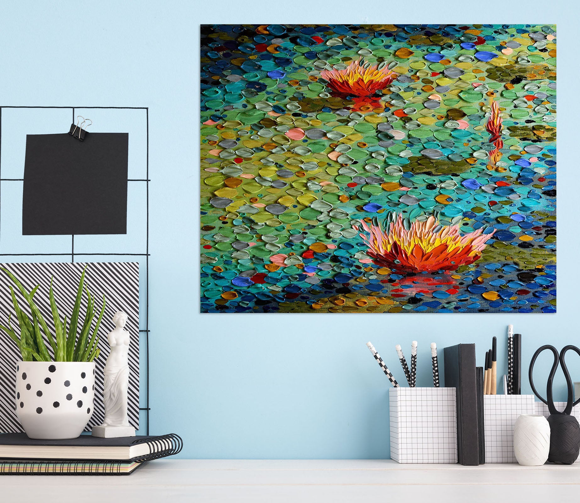 3D Lotus Light 026 Dena Tollefson Wall Sticker