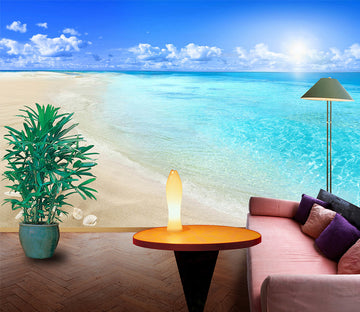 3D Blue Sea 1001 Wall Murals