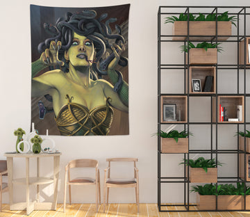 3D Medusa 11717 Vincent Tapestry Hanging Cloth Hang