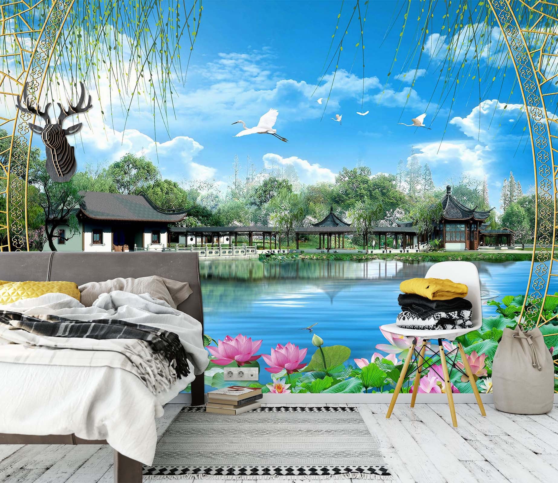 3D Spring Park 1623 Wall Murals