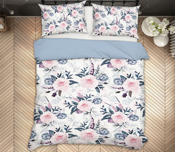 3D Pink Flower 066 Uta Naumann Bedding Bed Pillowcases Quilt