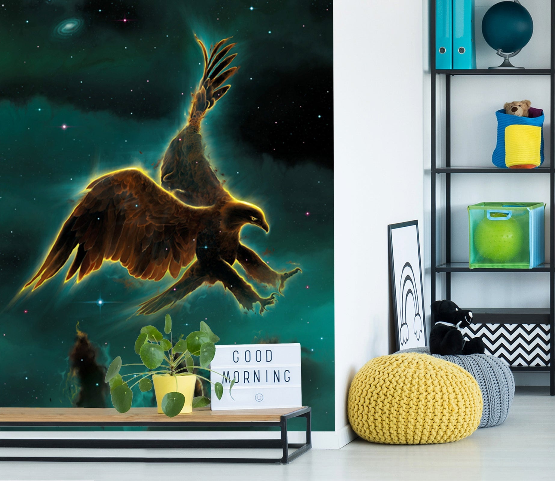 3D Eagle Galaxy 1511 Wall Murals Exclusive Designer Vincent Wallpaper AJ Wallpaper 