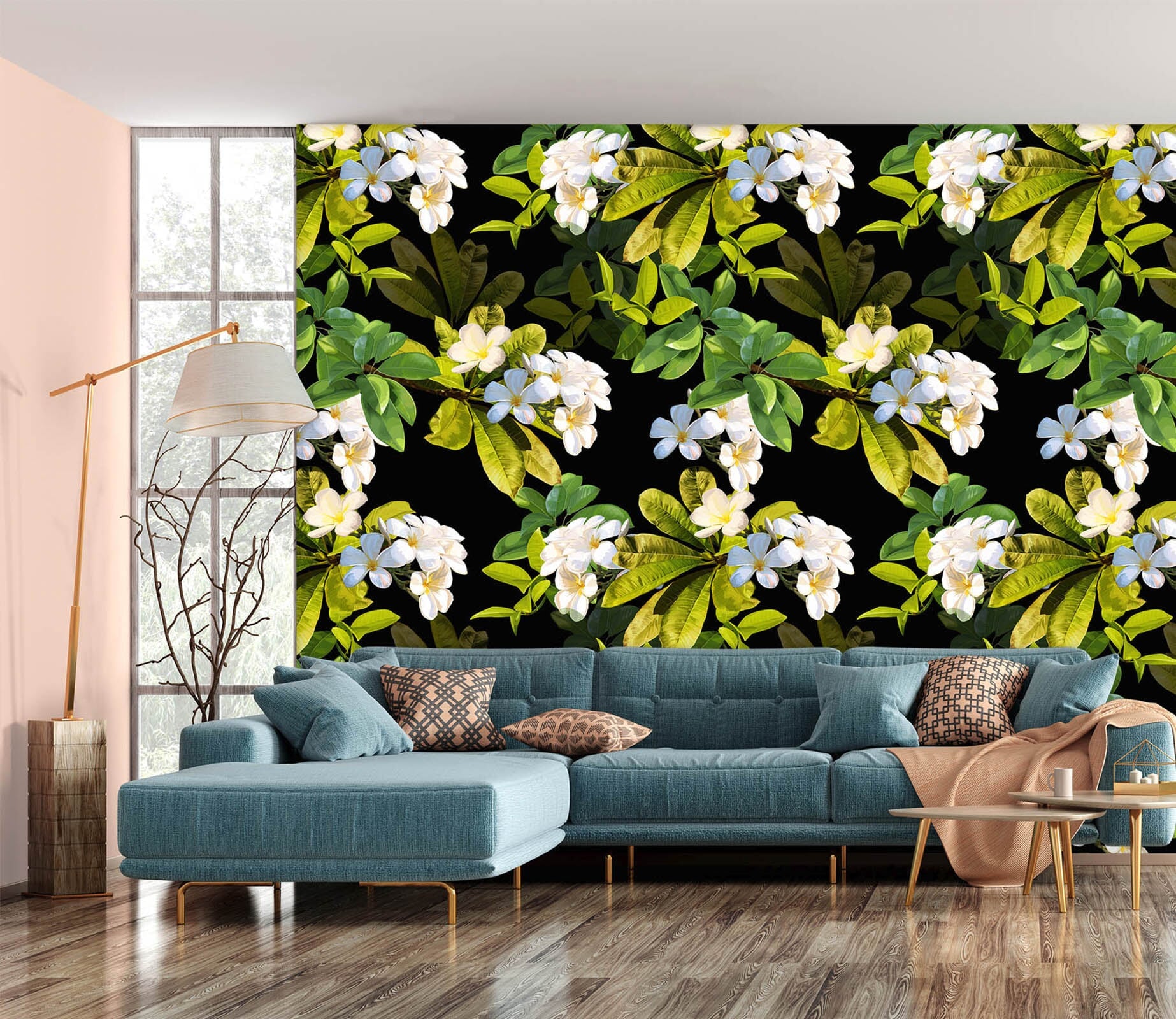 3D Sunny White Flower 06 Wall Murals Wallpaper AJ Wallpaper 2 