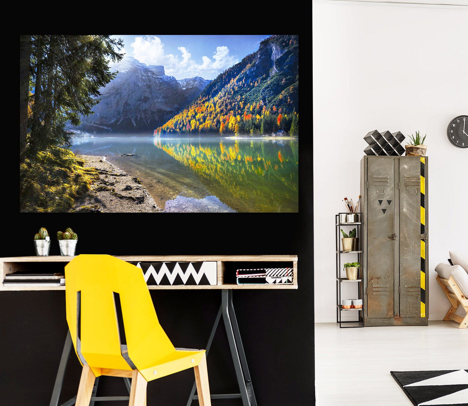 3D Blue Lake 115 Marco Carmassi Wall Sticker