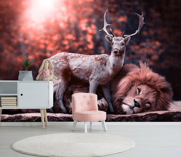 3D Sika Lion 164 Wall Murals