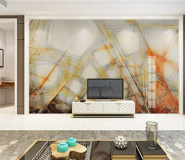 3D Yellow Graffiti 2075 Wall Murals