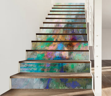 3D Ink Colorful Pattern 104212 Michael Tienhaara Stair Risers