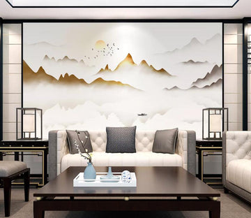 3D Foggy Forest WC83 Wall Murals Wallpaper AJ Wallpaper 2 