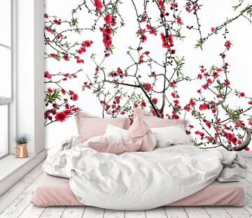 3D Branches And Leaves Safflower 487 Wallpaper AJ Wallpaper 2 