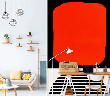 3D Red Piece 1405 Boris Draschoff Wall Mural Wall Murals