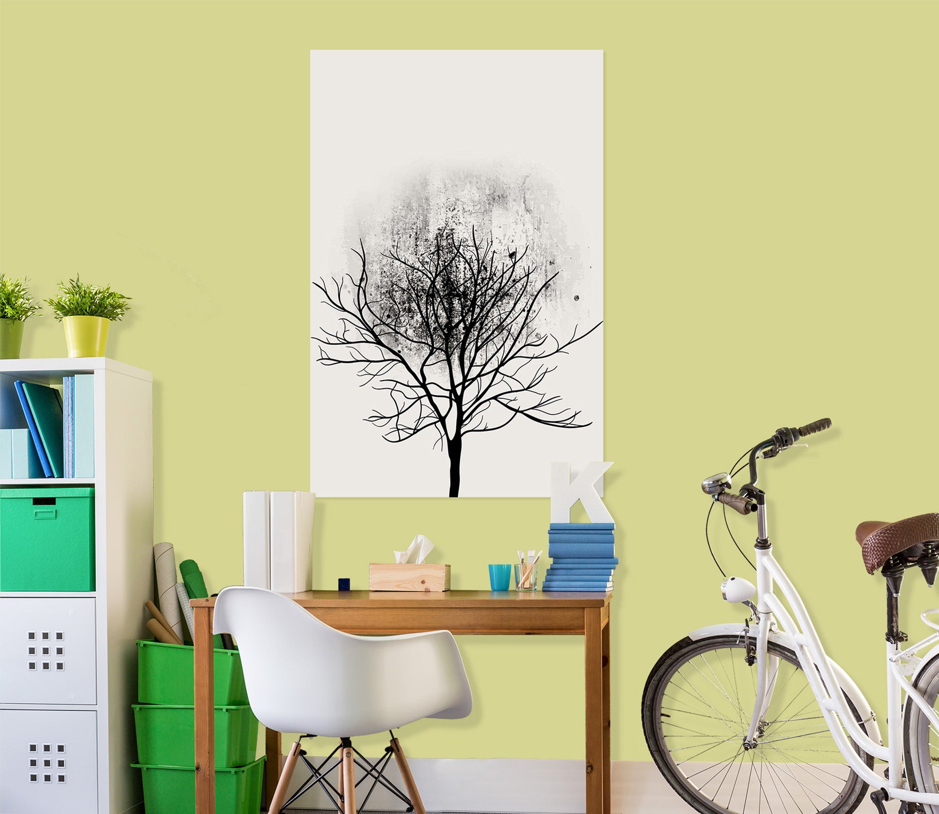 3D Dead Tree 033 Boris Draschoff Wall Sticker