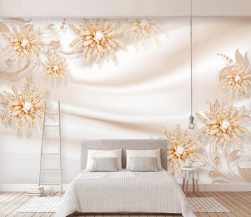 3D Diamond Flower WC94 Wall Murals Wallpaper AJ Wallpaper 2 