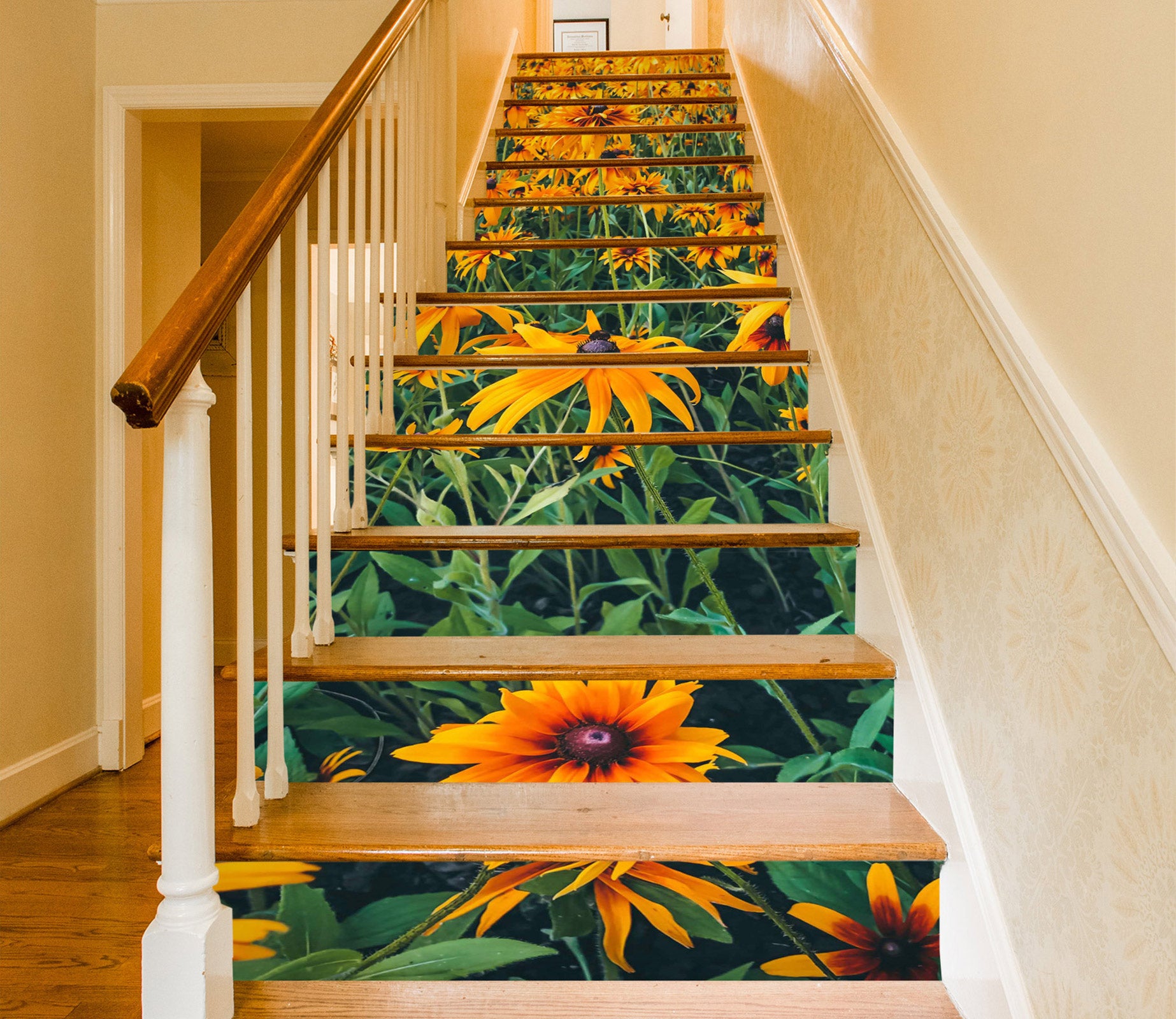 3D Warm Summer 533 Stair Risers