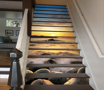 3D Memories Of The Sunset  622 Stair Risers