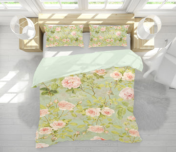 3D Pink Flower 150 Uta Naumann Bedding Bed Pillowcases Quilt