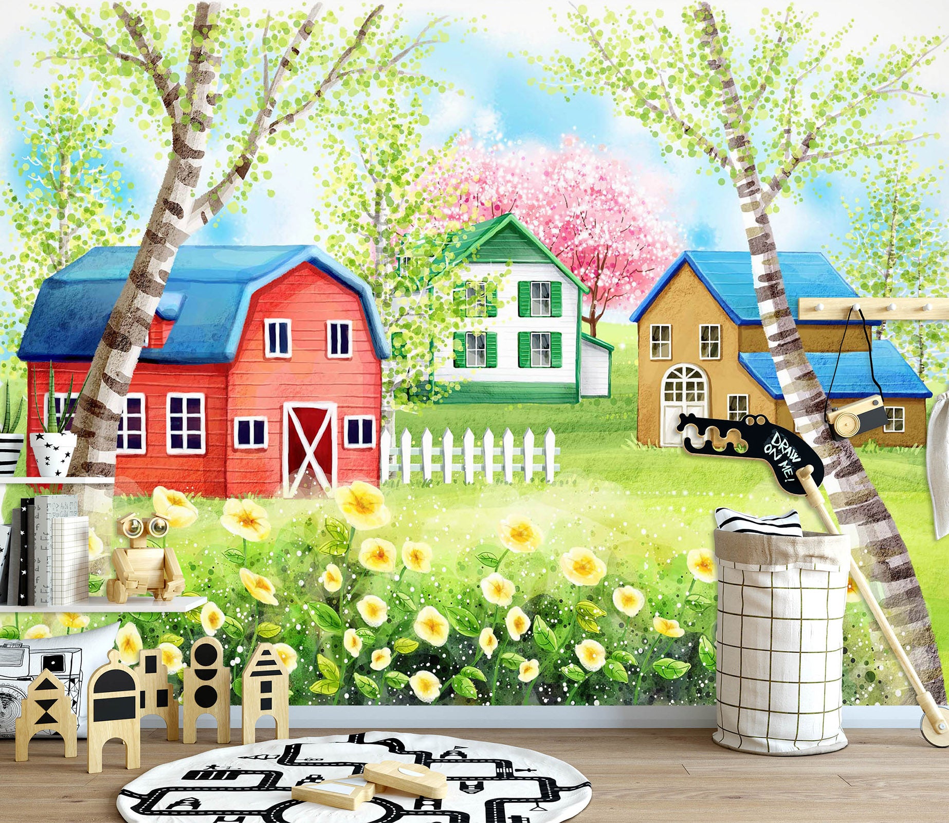 3D Park House 1666 Wall Murals
