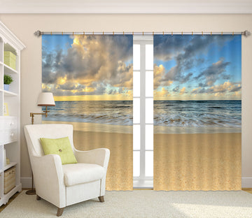3D Beach 62158 Kathy Barefield Curtain Curtains Drapes