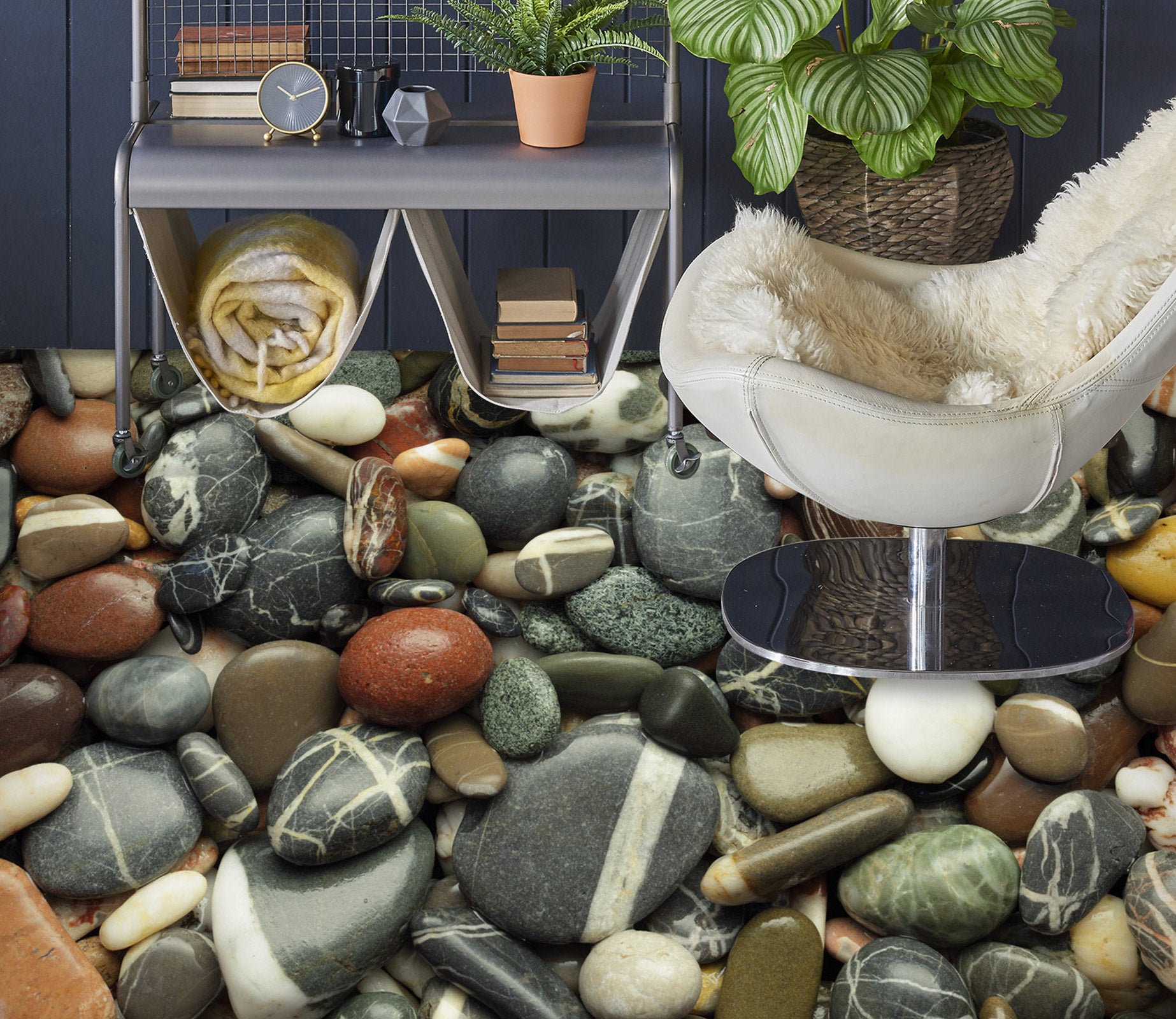 3D Collection Of Pebbles 1023 Floor Mural  Wallpaper Murals Self-Adhesive Removable Print Epoxy