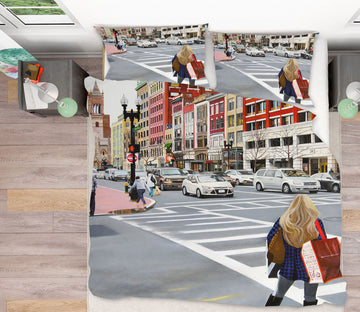 3D Street Road 11041 Matthew Holden Bates Bedding Bed Pillowcases Quilt