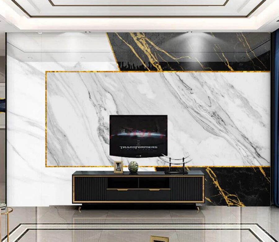 3D Three Colors Interlaced 342 Wall Murals