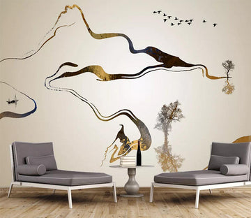 3D Tree Pattern WC672 Wall Murals