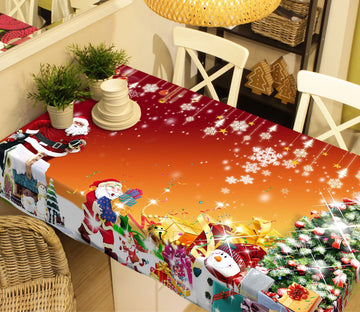3D Shiny Snowflake Gift Box 16 Tablecloths Tablecloths AJ Creativity Home 