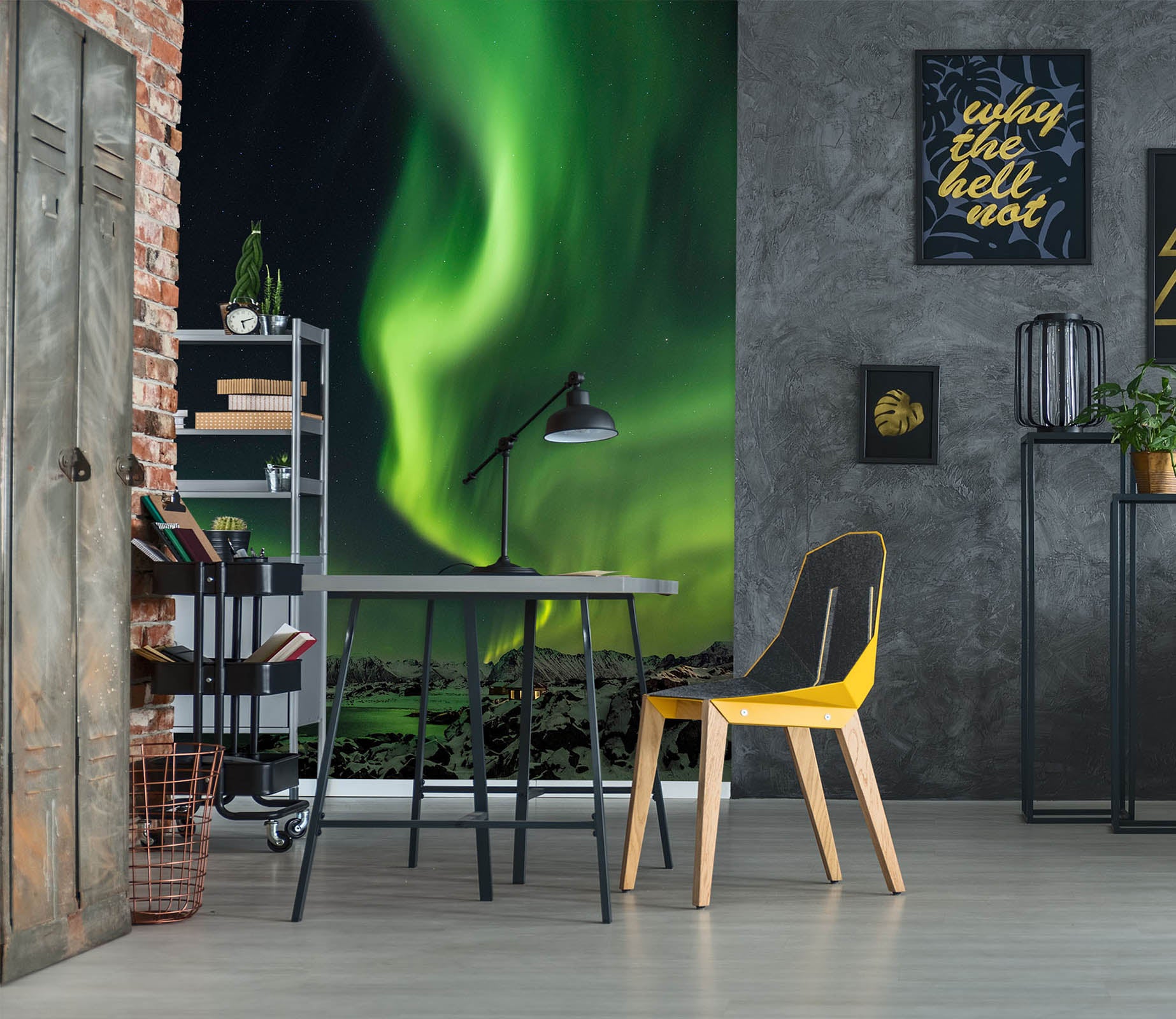 3D Green Smoke 1422 Marco Carmassi Wall Mural Wall Murals