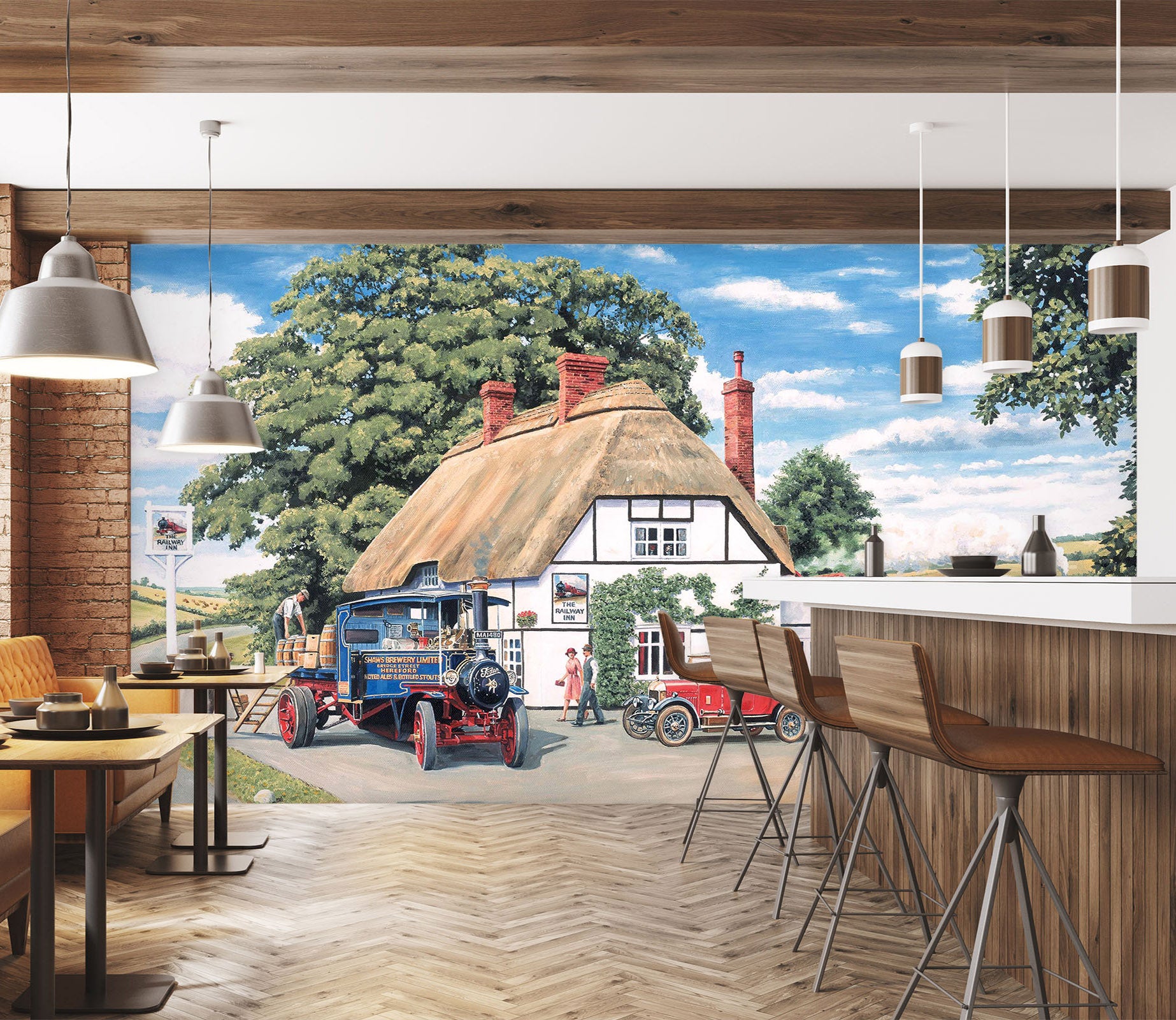 3D Build House 1018 Trevor Mitchell Wall Mural Wall Murals