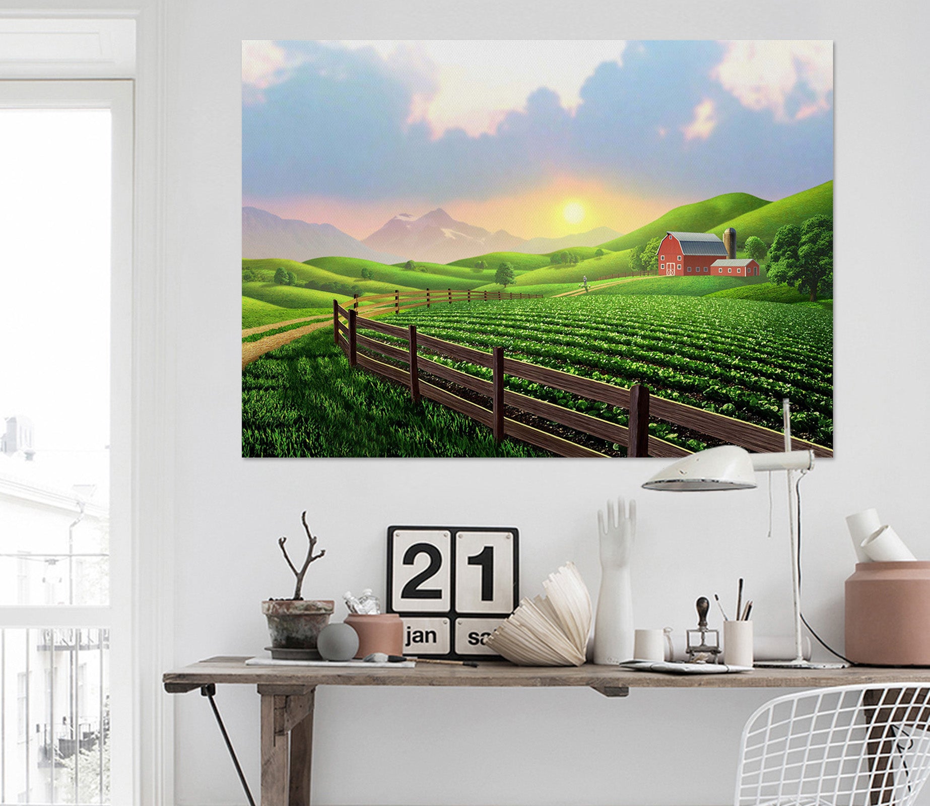 3D Happy Farm 017 Jerry LoFaro Wall Sticker
