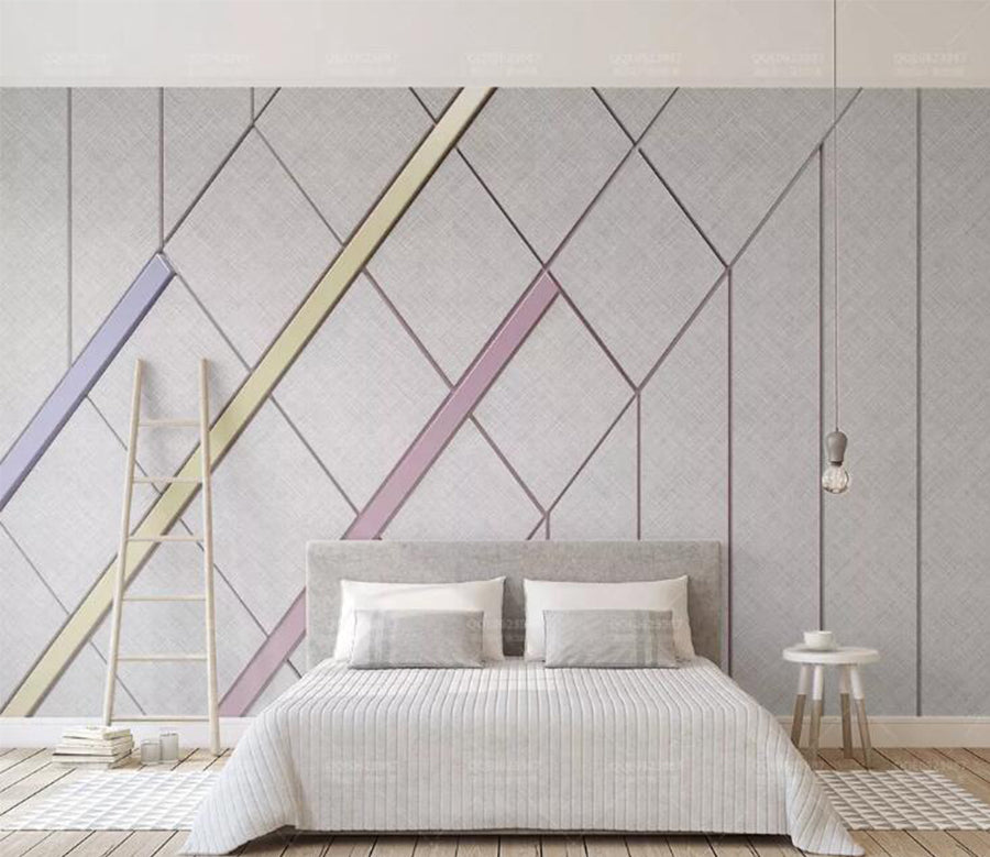 3D Simple Color WC176 Wall Murals