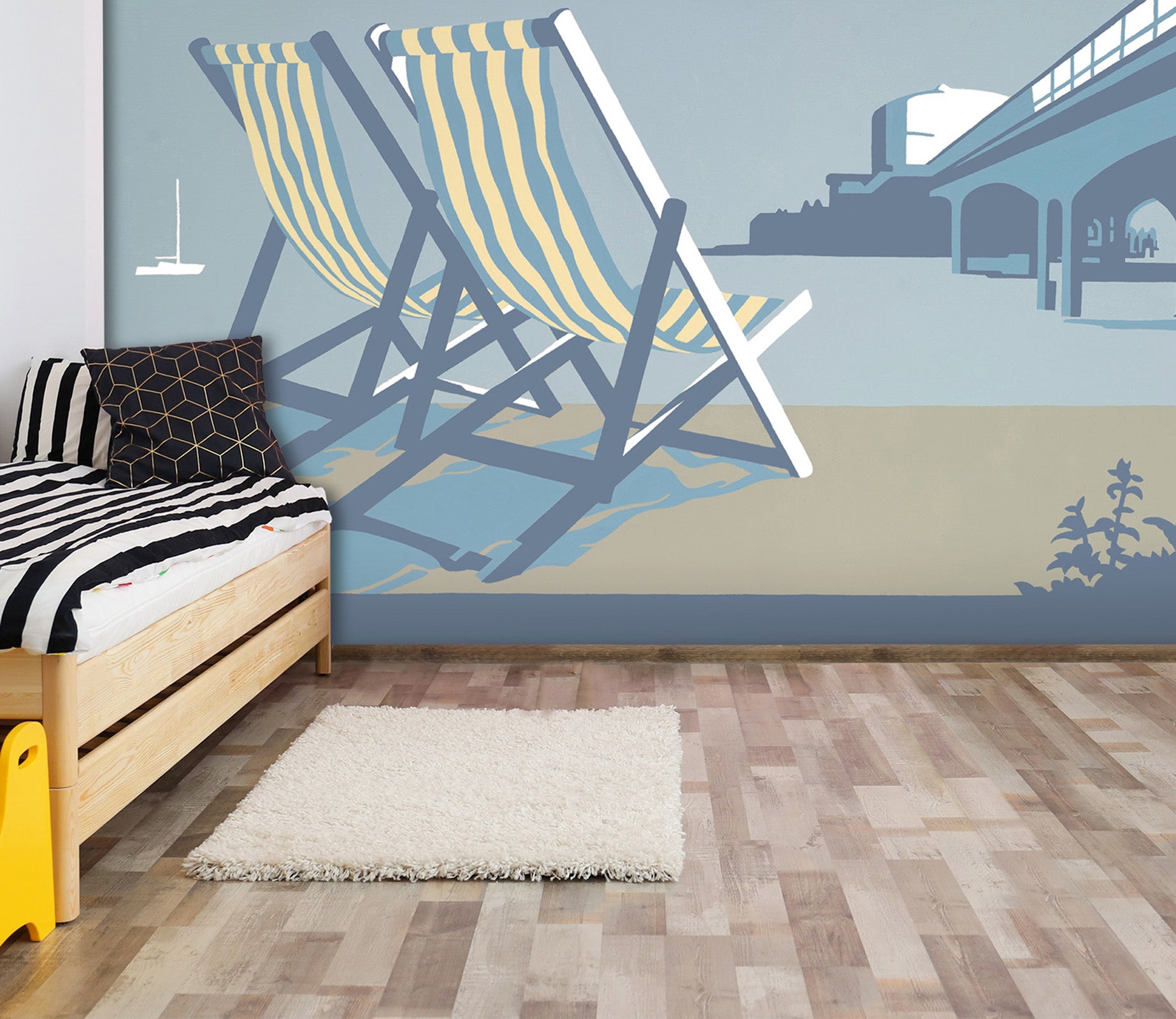 3D Bournemouth Pier 1398 Steve Read Wall Mural Wall Murals