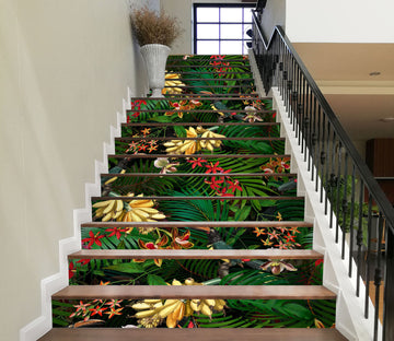 3D Jungle Grove 10424 Uta Naumann Stair Risers