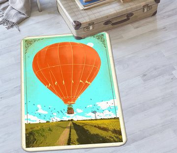 3D Hot Air Balloon 1007 Showdeer Rug Non Slip Rug Mat