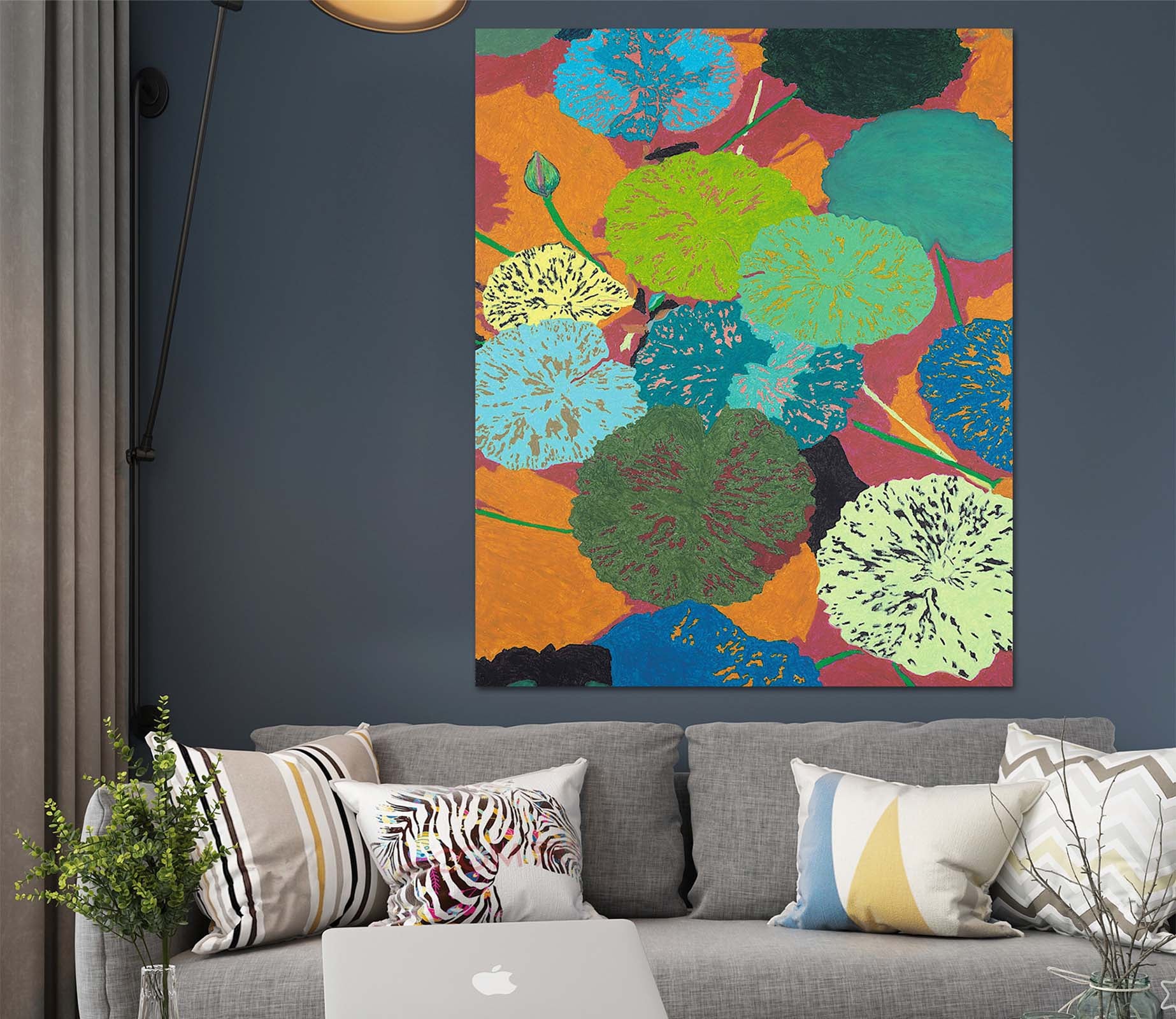 3D Frogs Hideaway 302 Allan P. Friedlander Wall Sticker